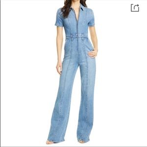 Alice and Olivia Denim Jumpsuit NWT